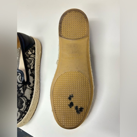 Elegant Black Lace Espadrilles - Picture 6 of 8